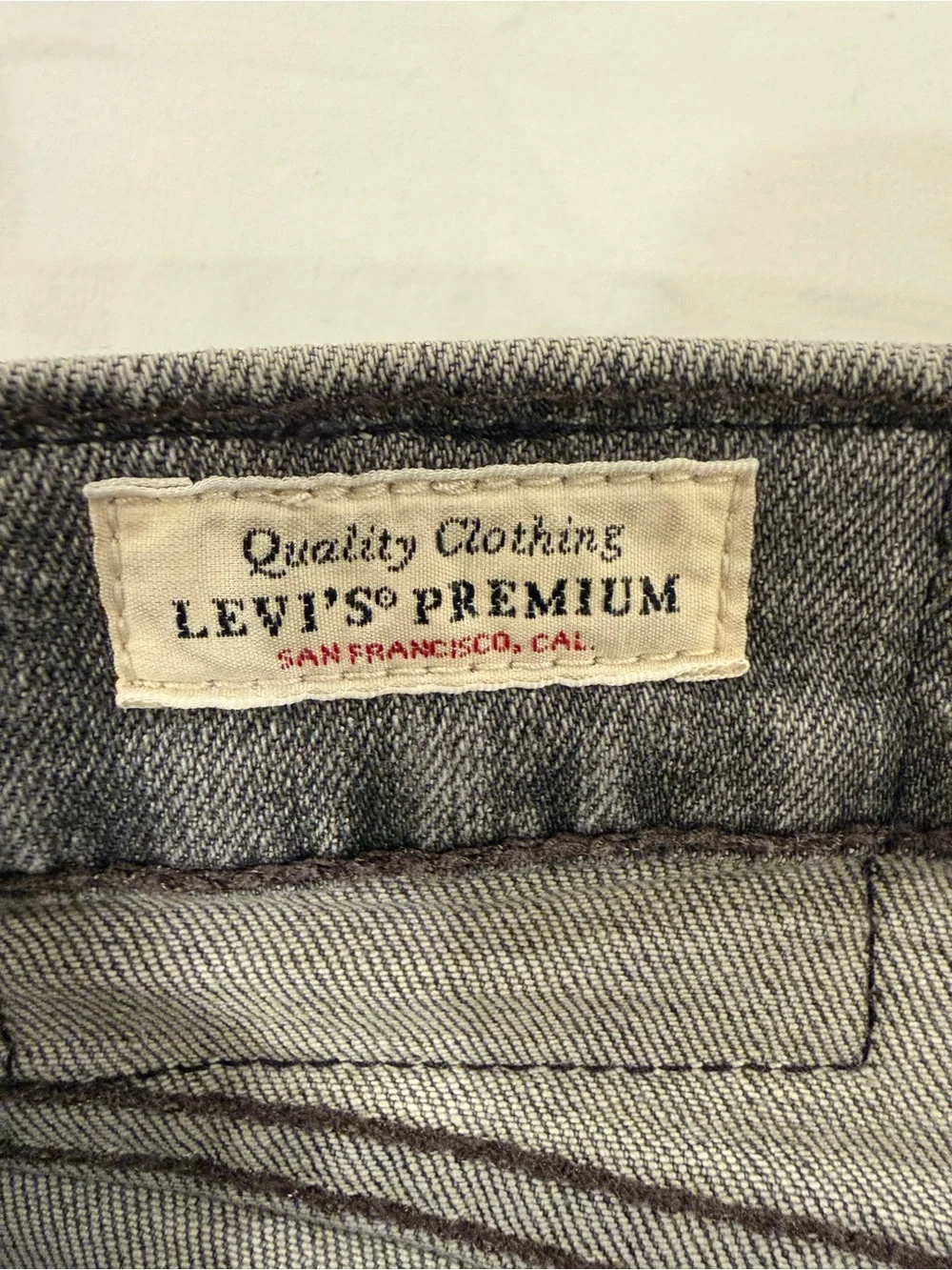 Levi's Men's Skinny Jeans in Heather Gray